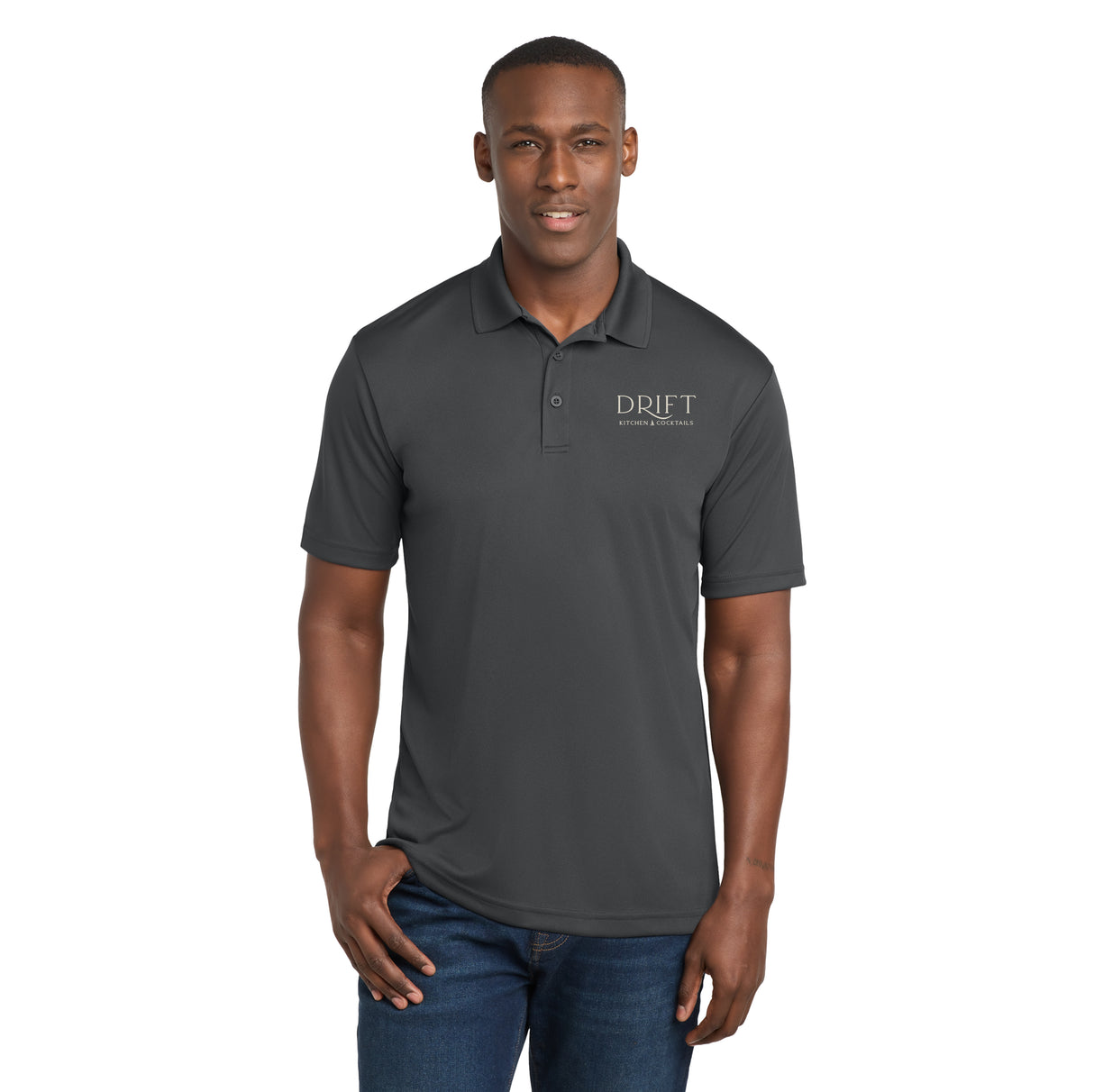 Drift Men's Sport-Tek PosiCharge Competitor Polo - Performance Shirt for Active Lifestyle
