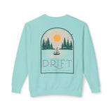 Drift Unisex Lightweight Crewneck Sweatshirt - Relaxed Coastal Vibes