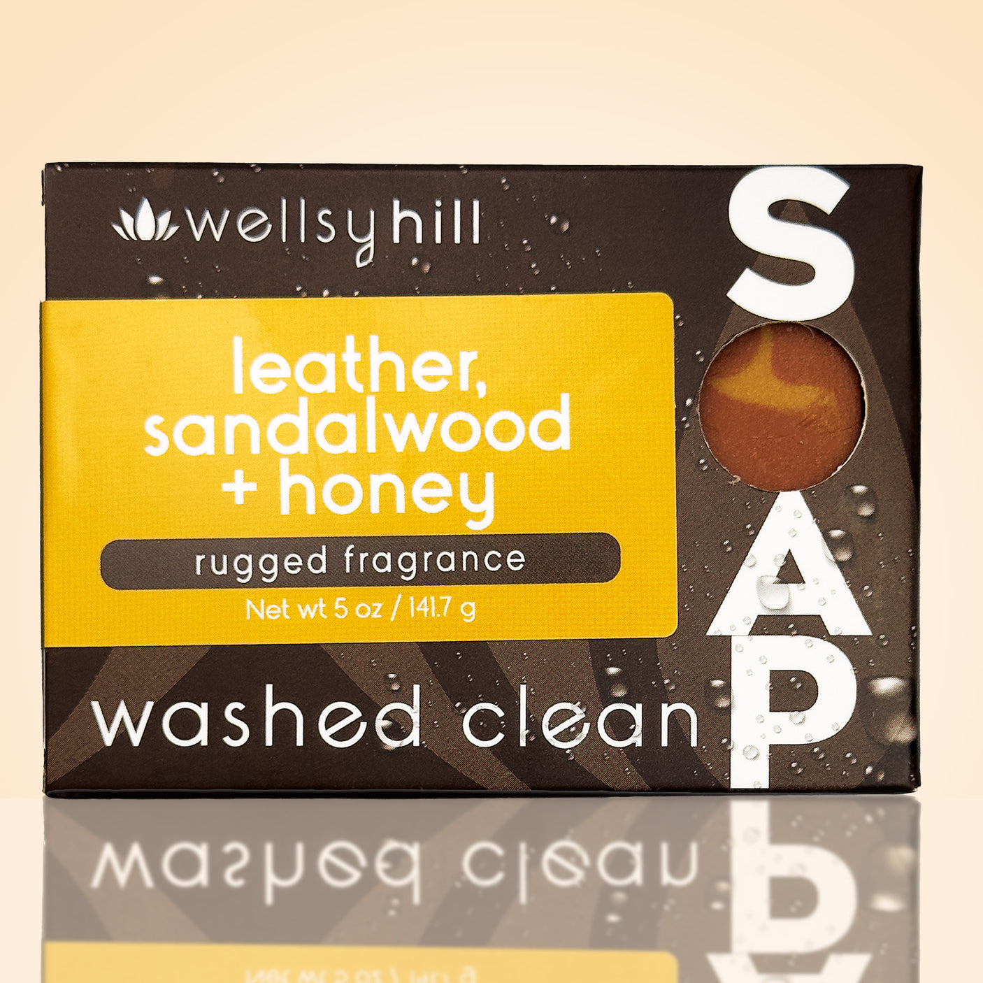 Leather Sandalwood + Honey Soap