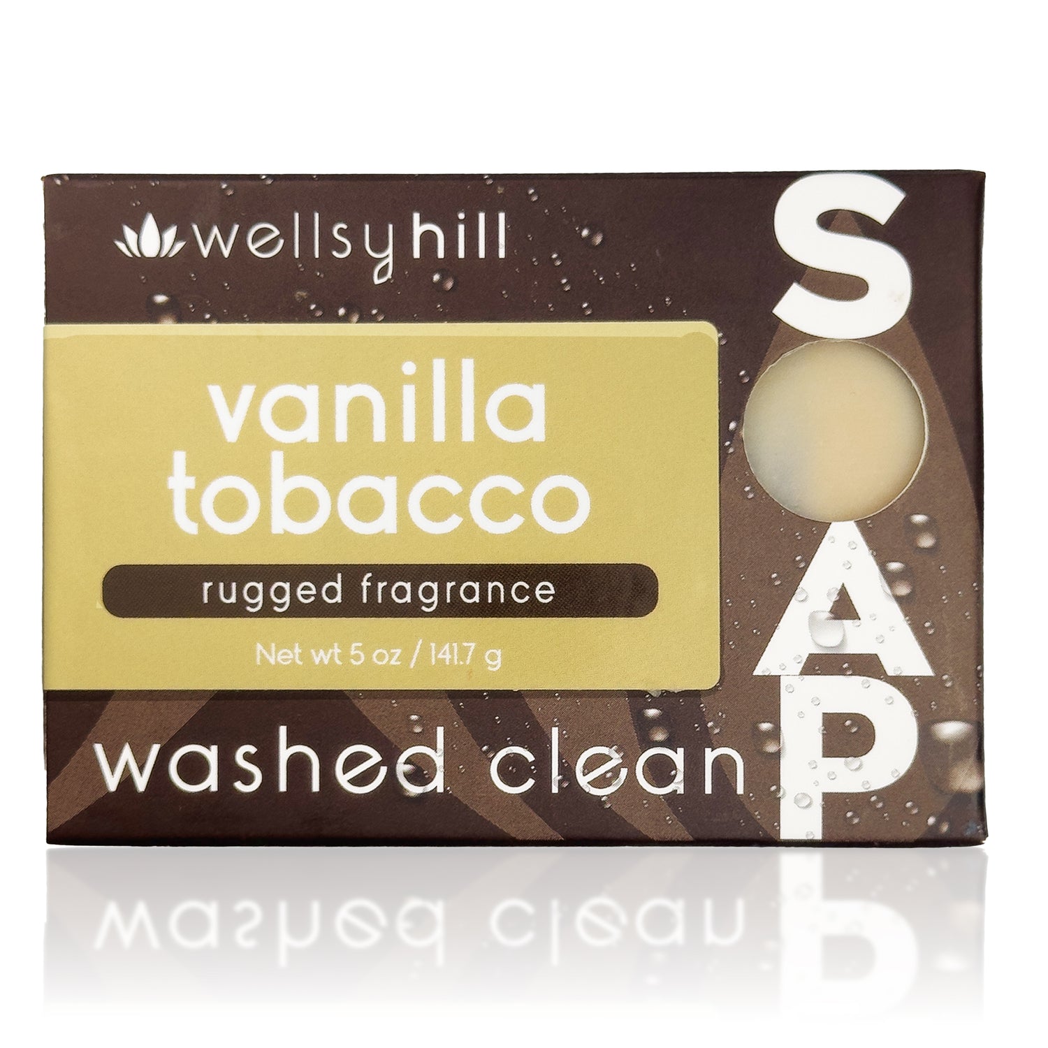 washed tobacco SWEATSHIRT button closure and straight bottom finish Slapwoods Whole Leaf