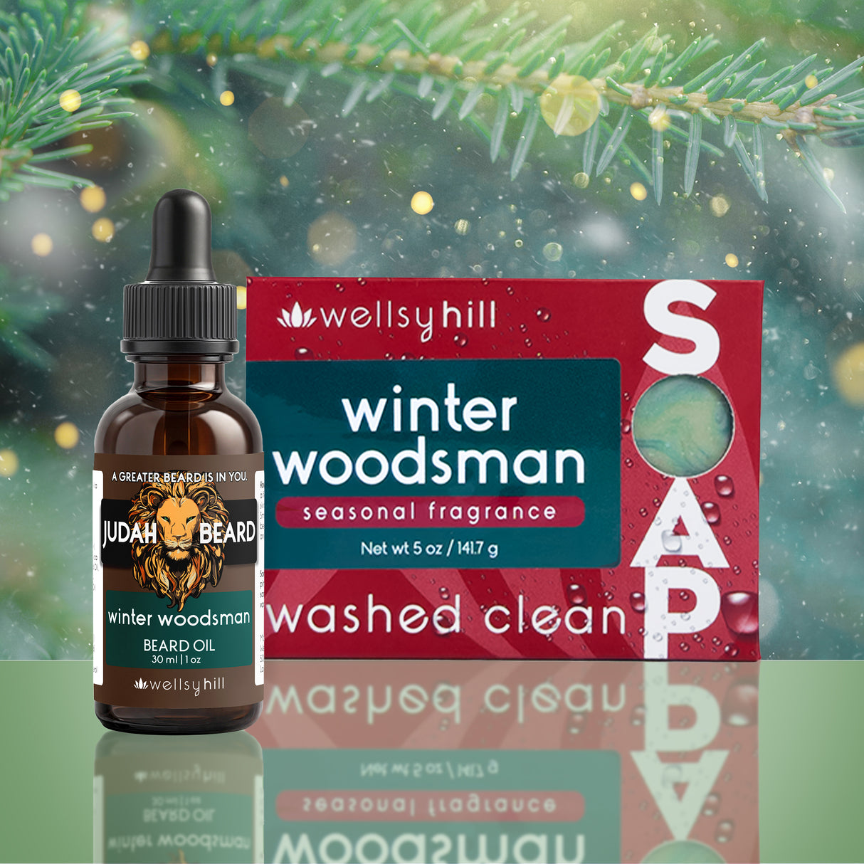 Winter Woodsman Soap + Beard Oil Special